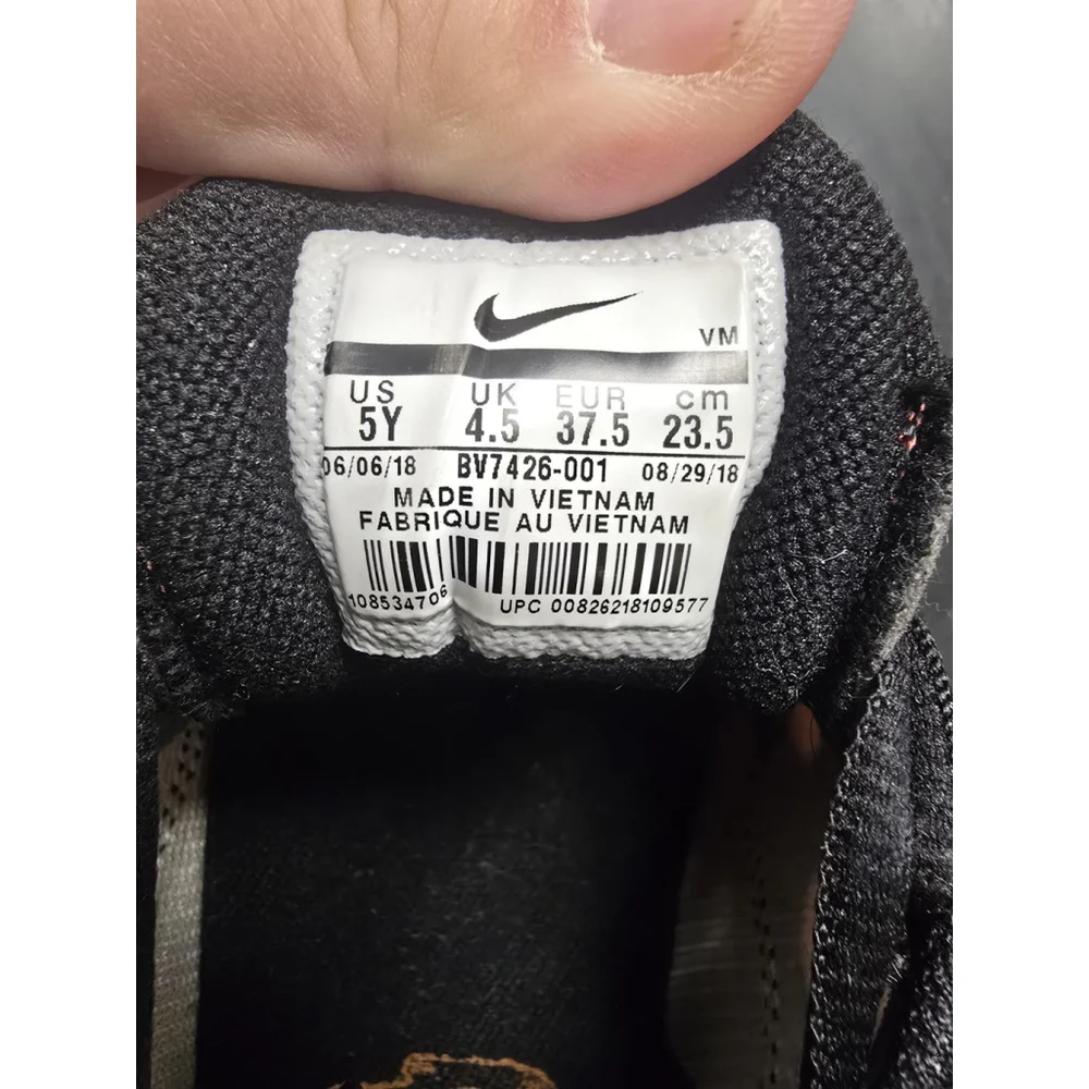 Nike Air Max Plus Sunset GS Boys Running Shoes BV7426-001 Kids Size 5 Y